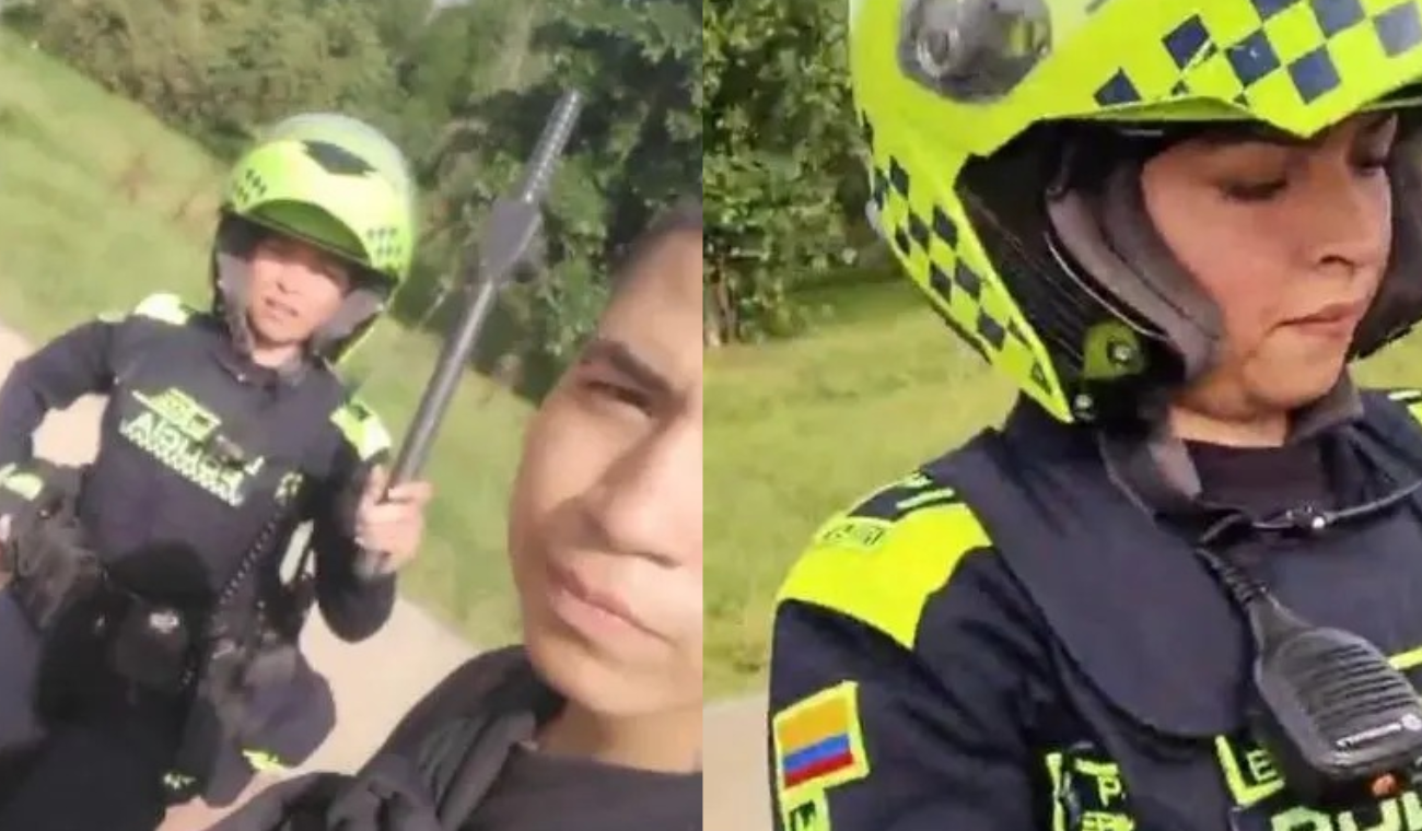 Se le fue hondo a patrullera: le dieron tremenda sanción por dar bolillo