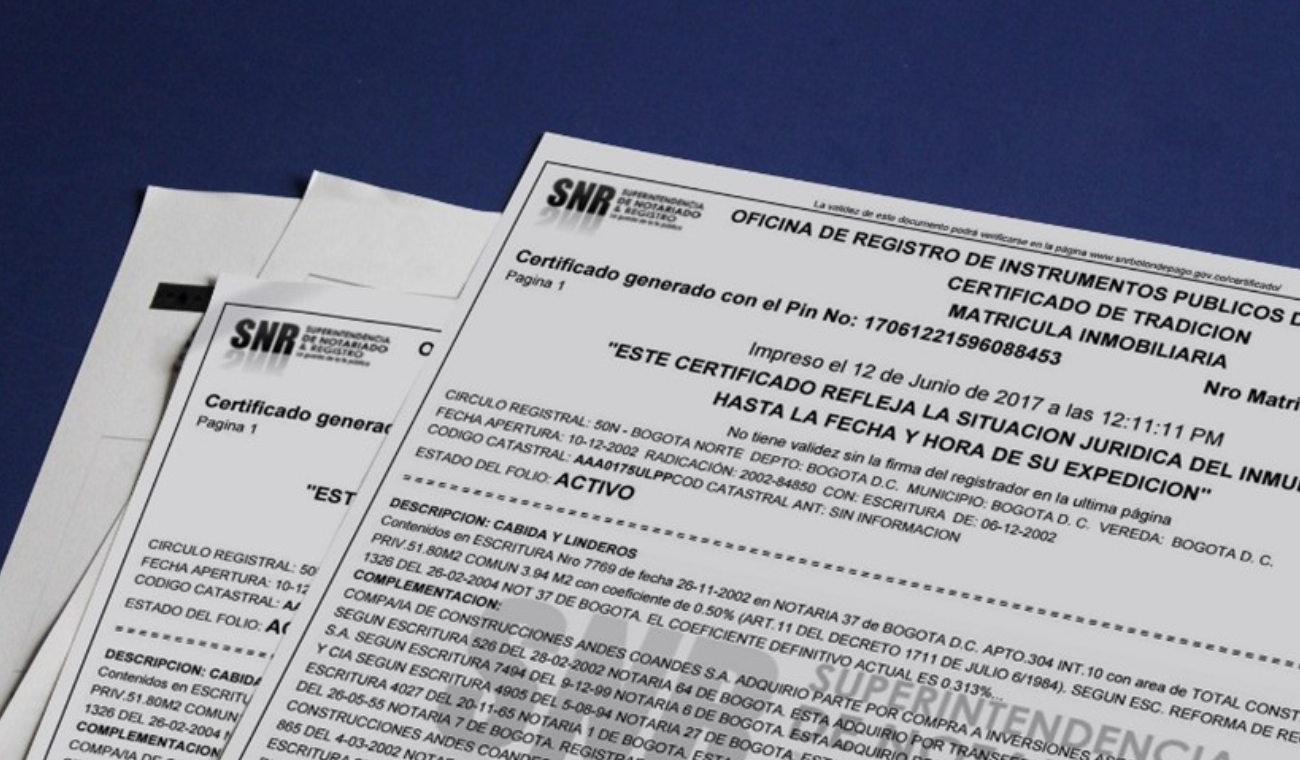 ¿Cómo descargar el certificado de tradición y libertad fácil en Bogotá?