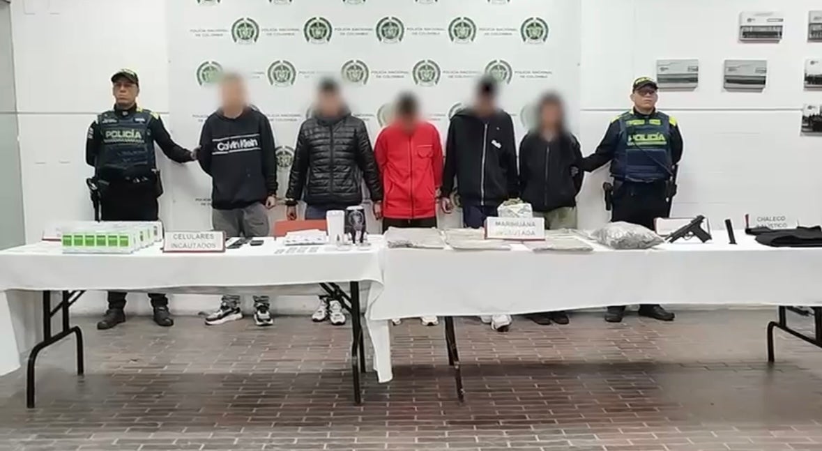 Capturados por la policía en Ciudad Bolívar