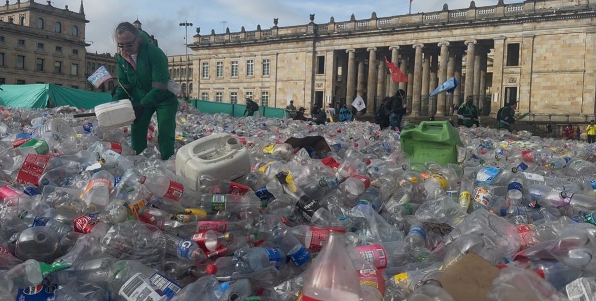 Reglaje arrojado en la Plaza de Bolívar