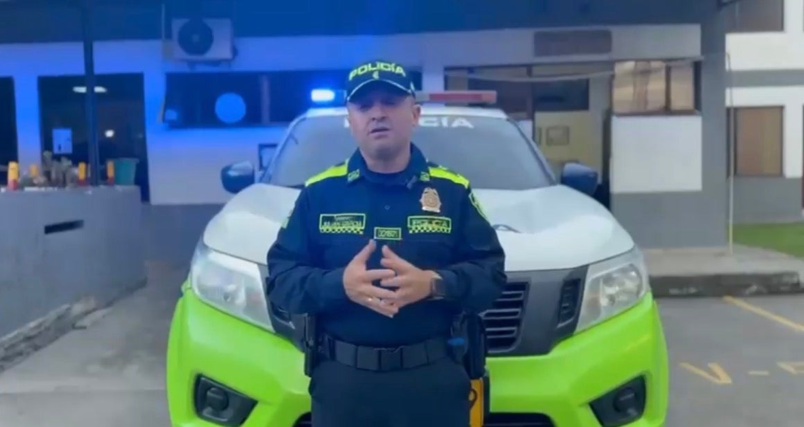 Julián García Escobar, comandante de la Estación de Policía de Fontibón.