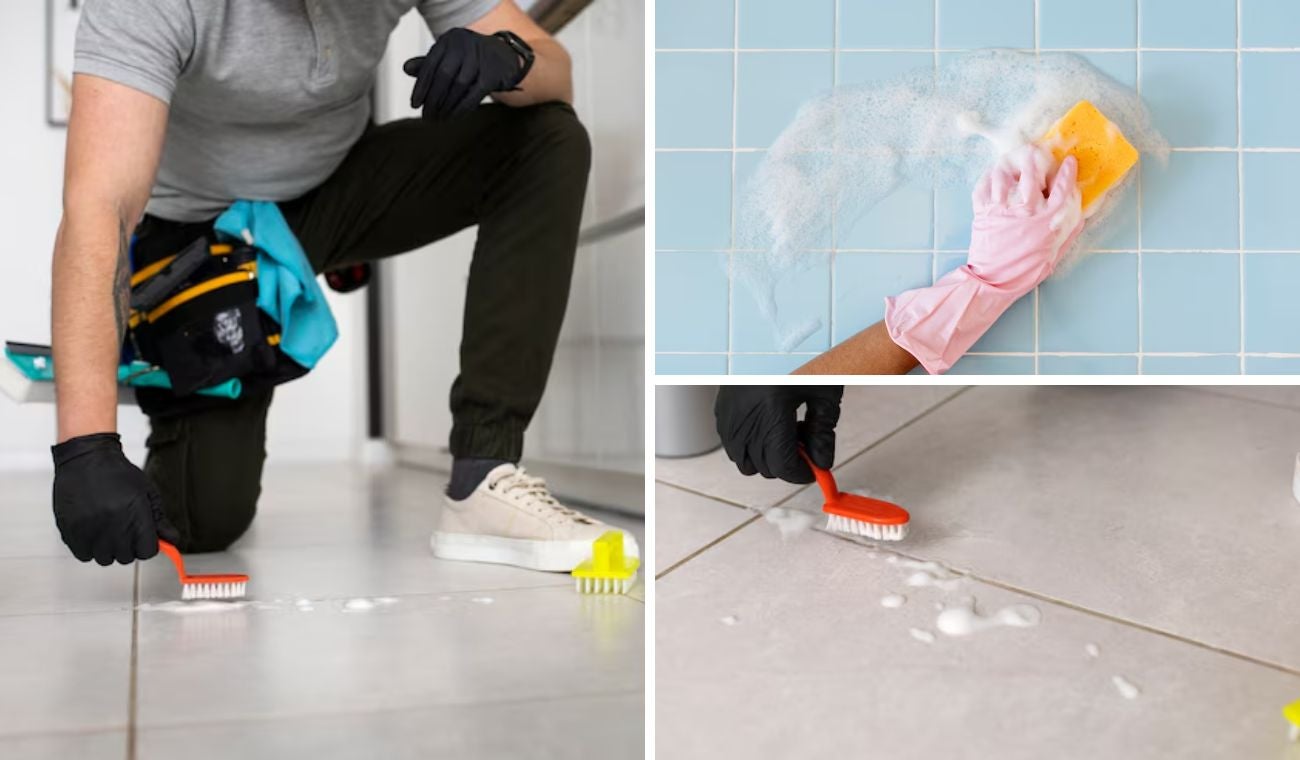 No más manchas en las juntas de las baldosas: métodos caseros las dejan brillando