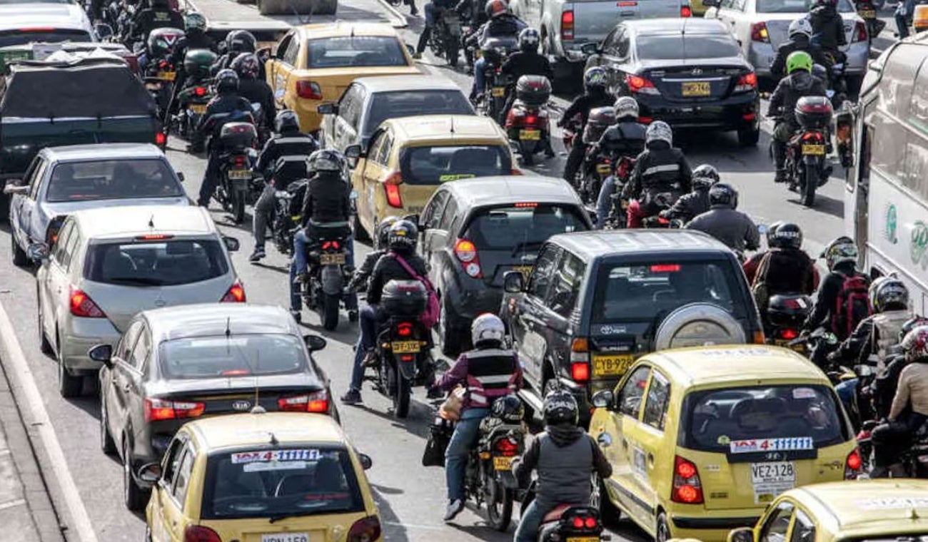 Movilidad en Bogotá colapsa
