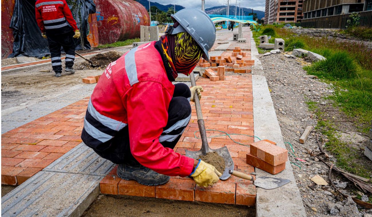 Obras en vía pública en Bogotá