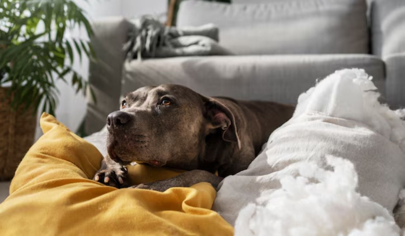 ¿Qué significa que un perro duerma en la almohada de su dueño?