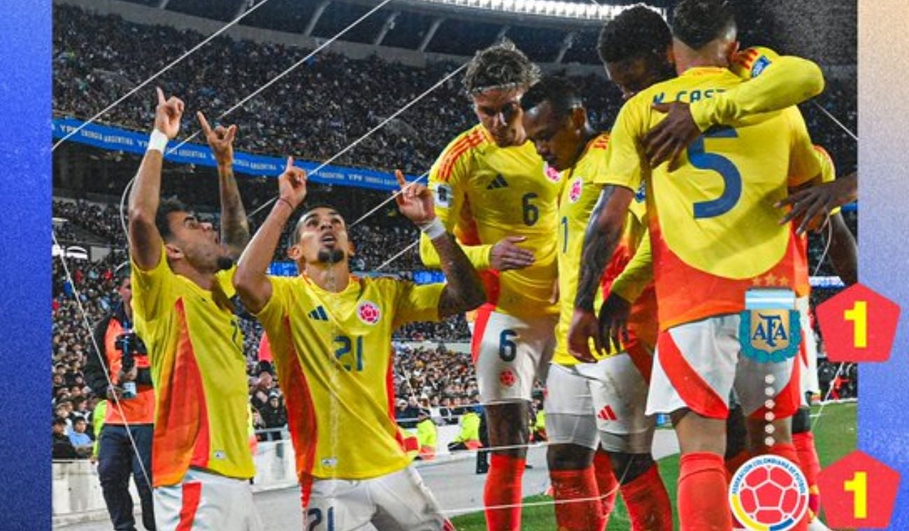Argentina empata a Colombia en el último momento: hinchas no pueden creerlo