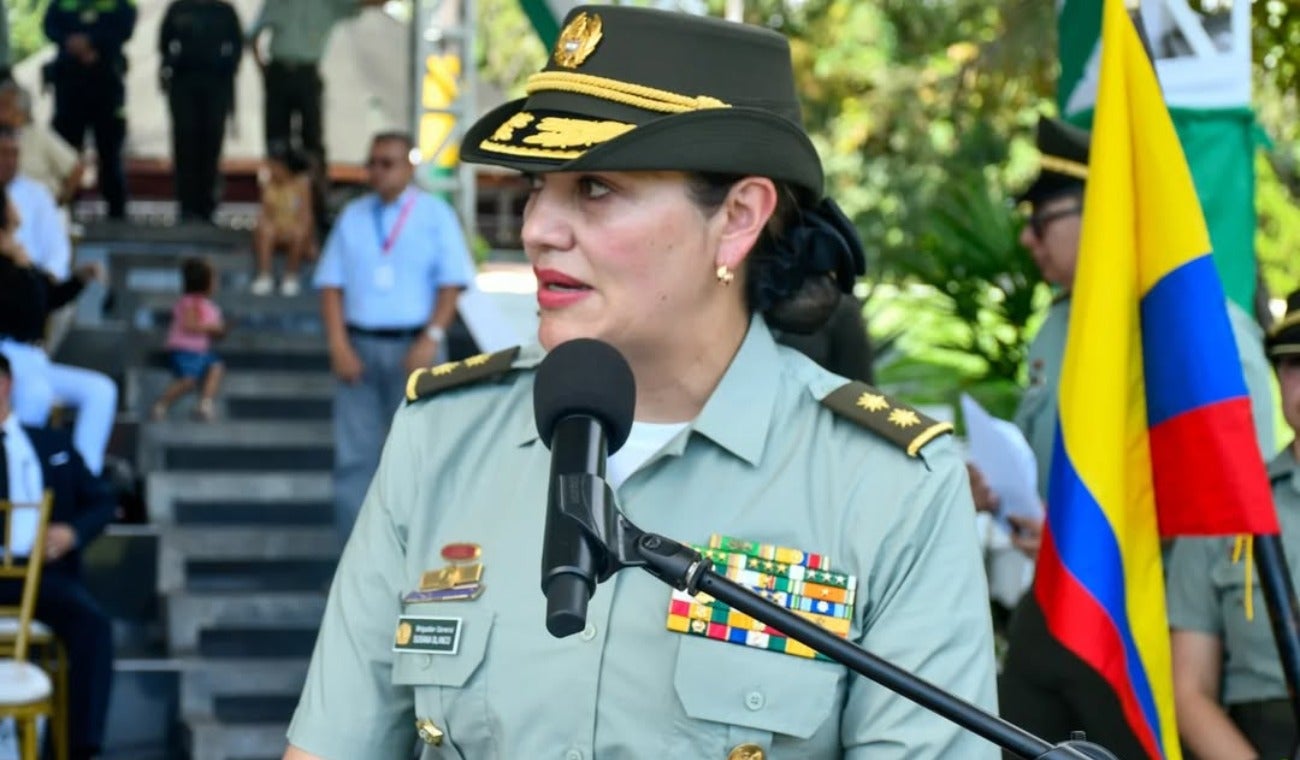 General Susana Blanco, directora de la Policía de Tránsito
