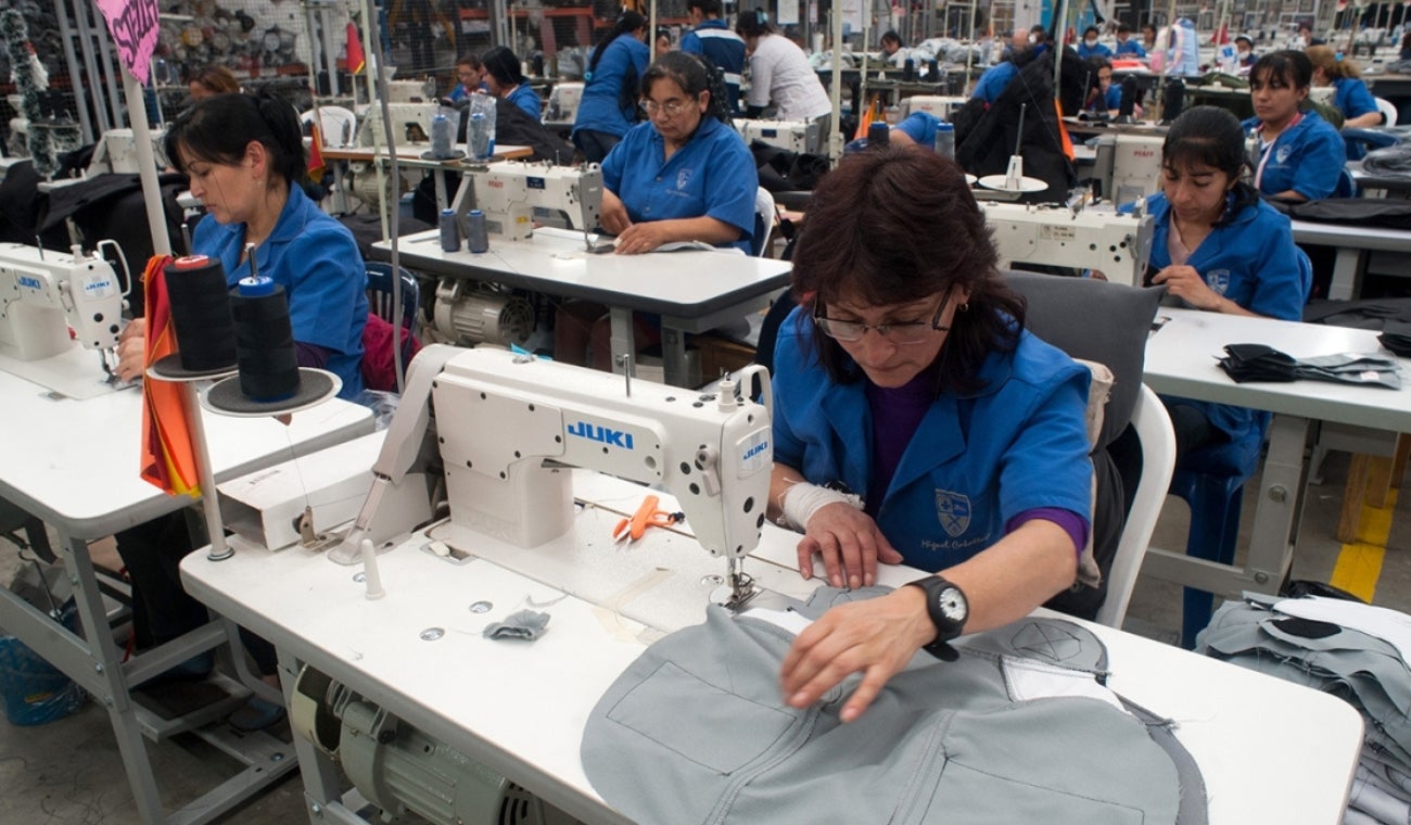 Trabajadores colombianos