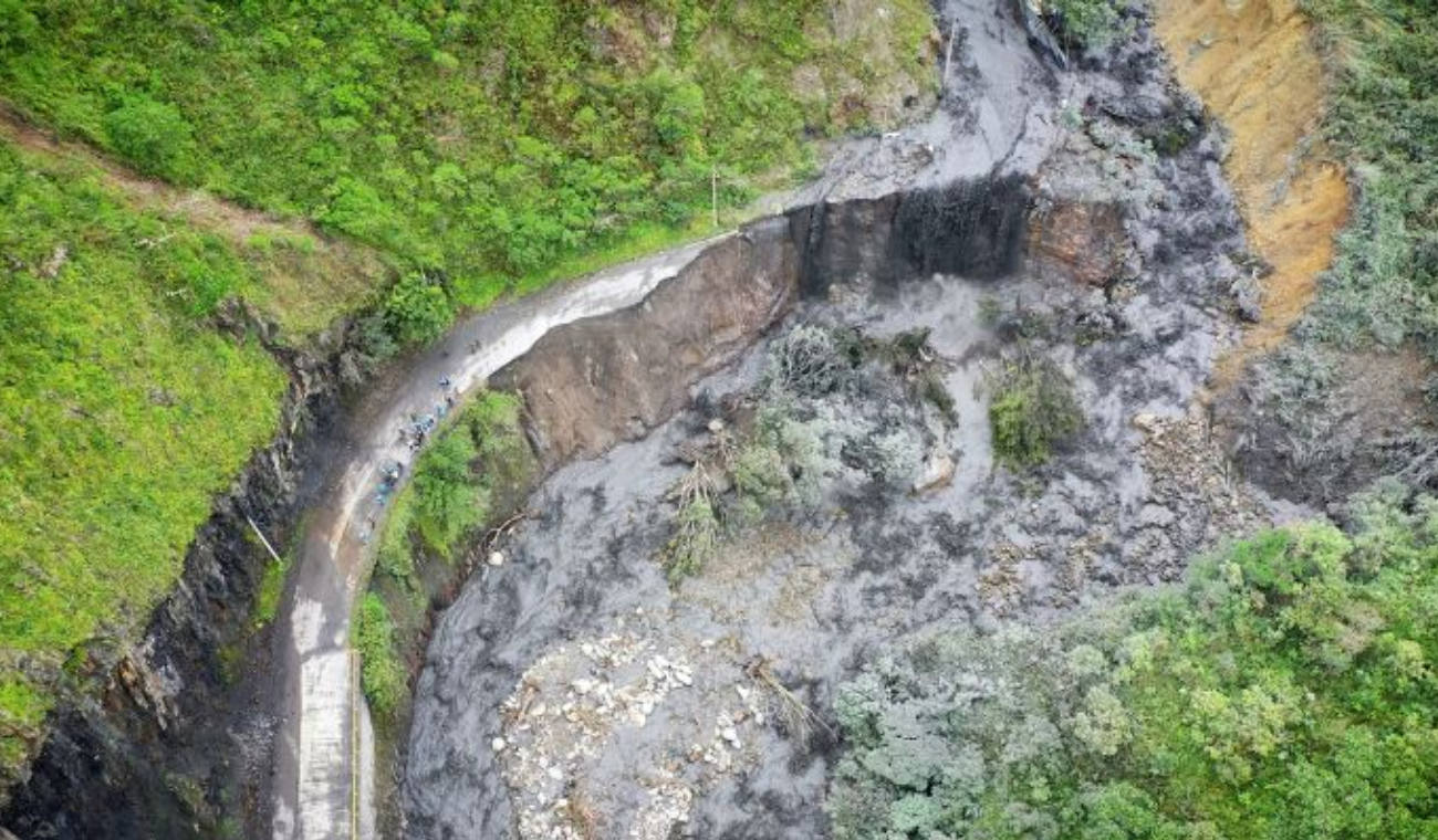 Deslizamiento en Quetame, Cundinamarca