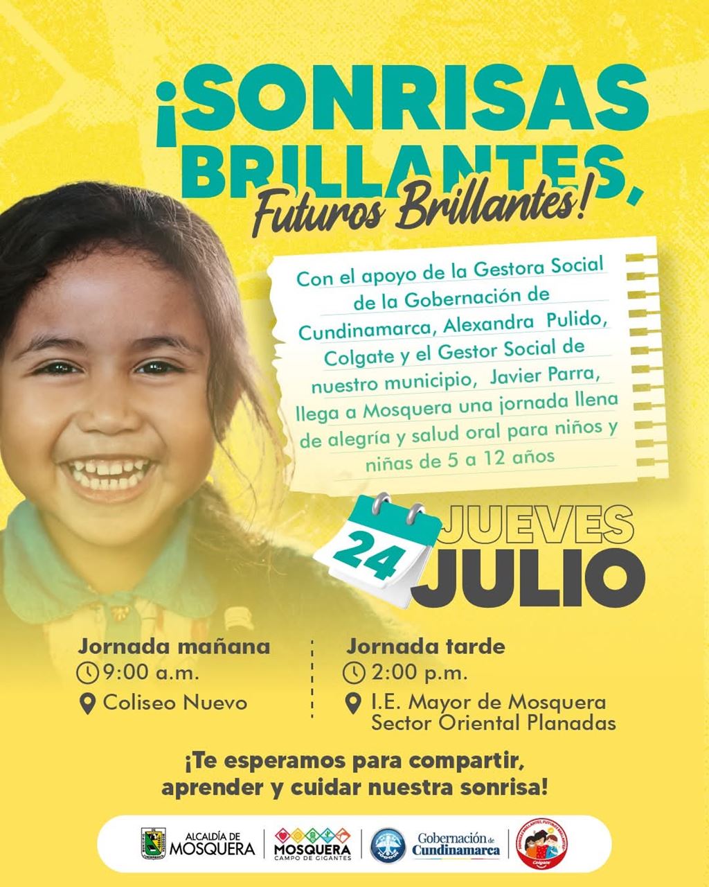 Sonrisas brillantes, futuros brillantes