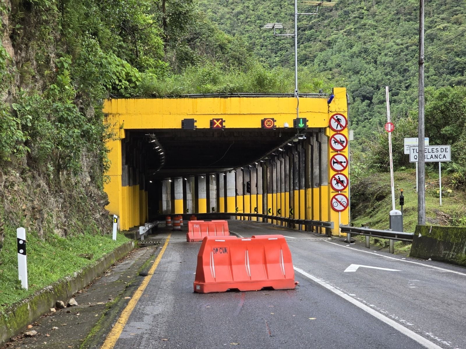 Tunel Quebradablanca, Vía Bogotá-Villavicencio. obras, infraestructura