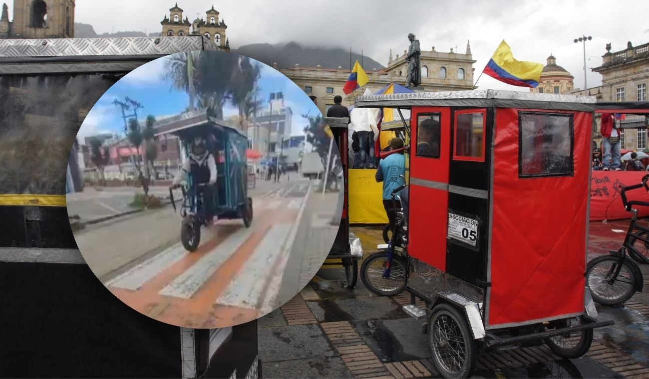 Bicitaxis en Bogotá