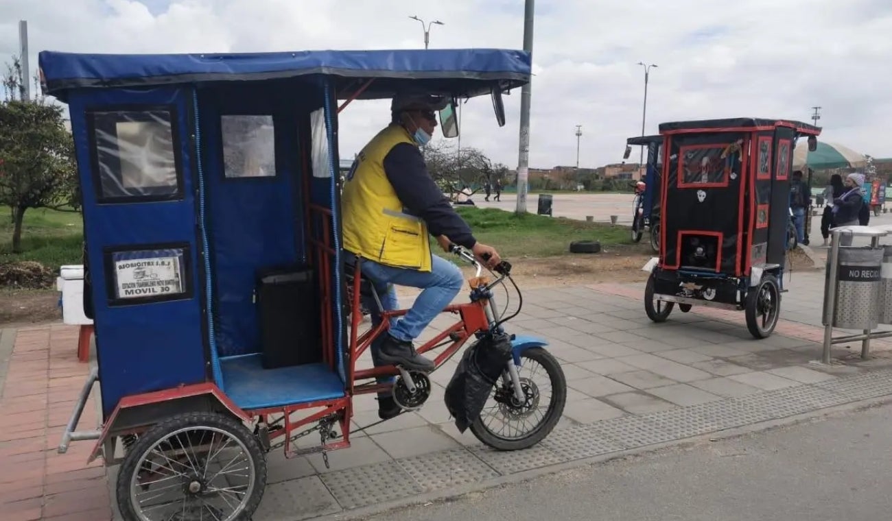 Bicitaxis en Soacha