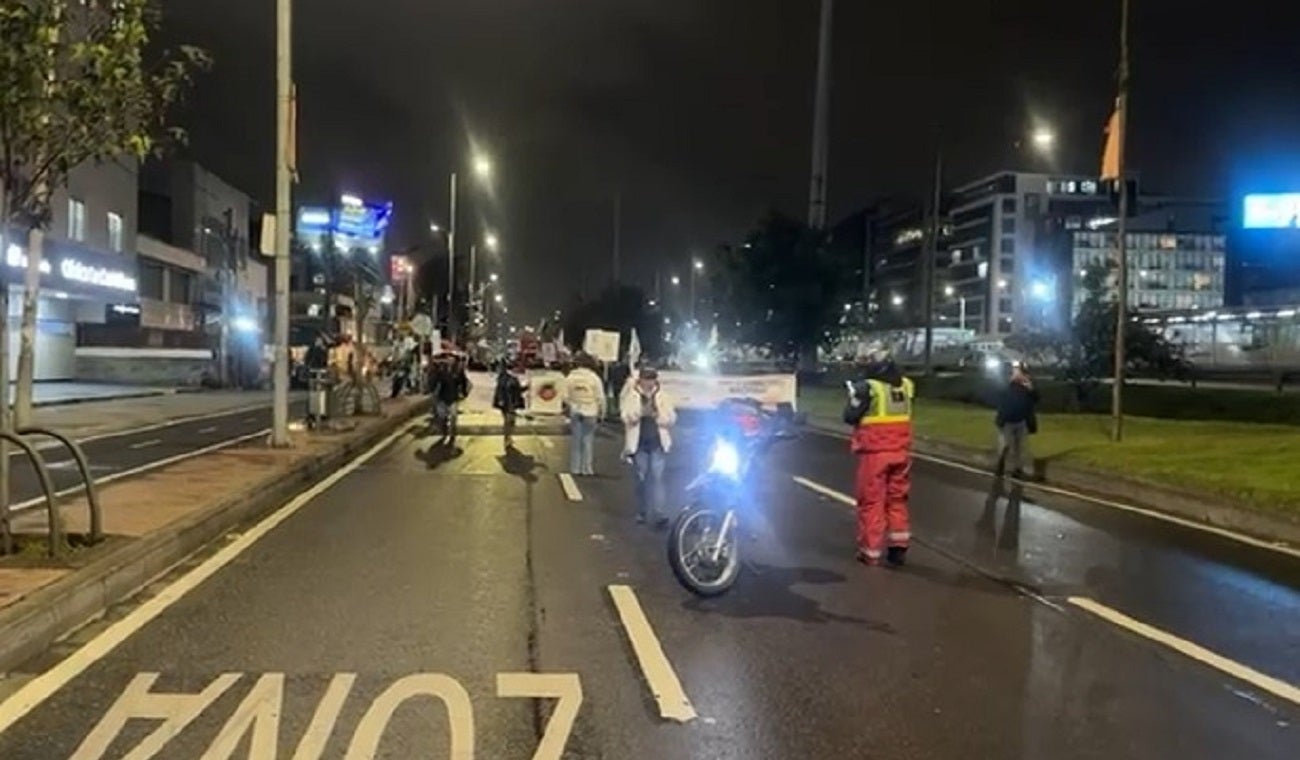 Bloqueo en Autopista Norte con NQS
