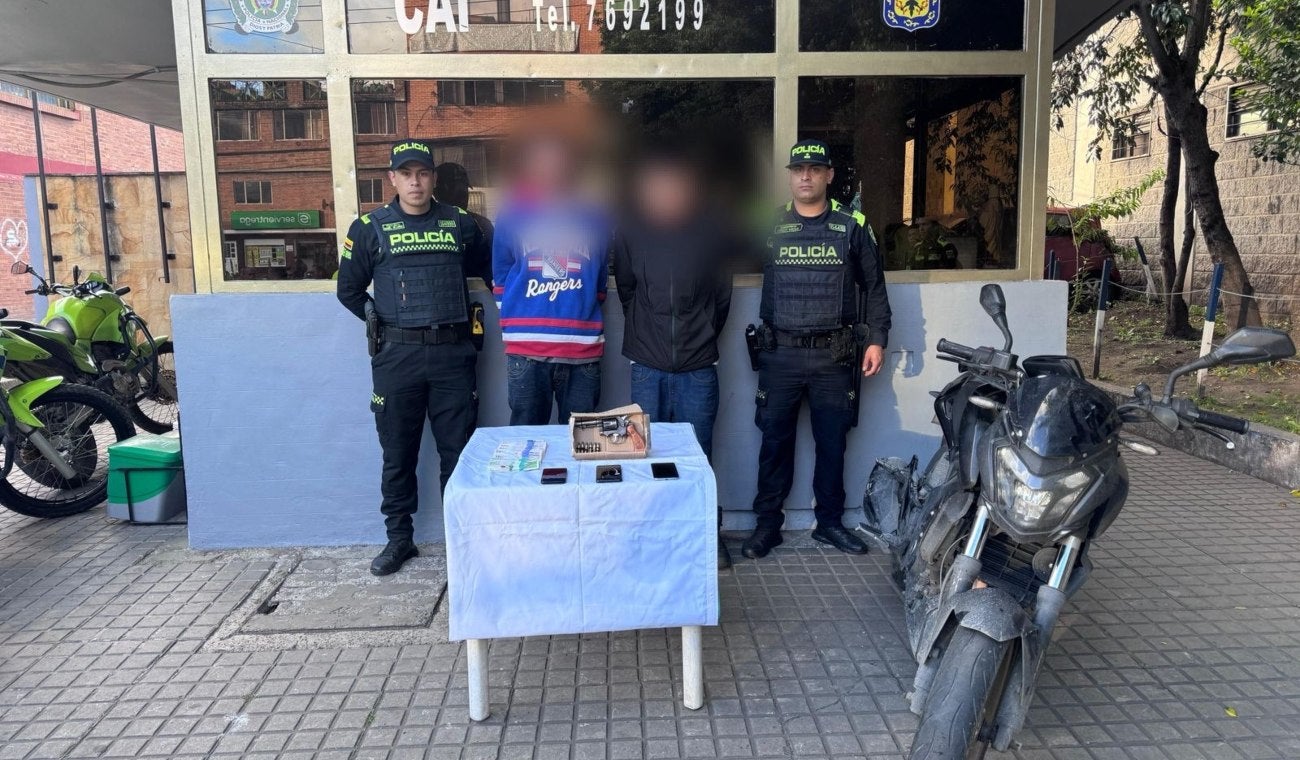 Captura de personas en Bogotá