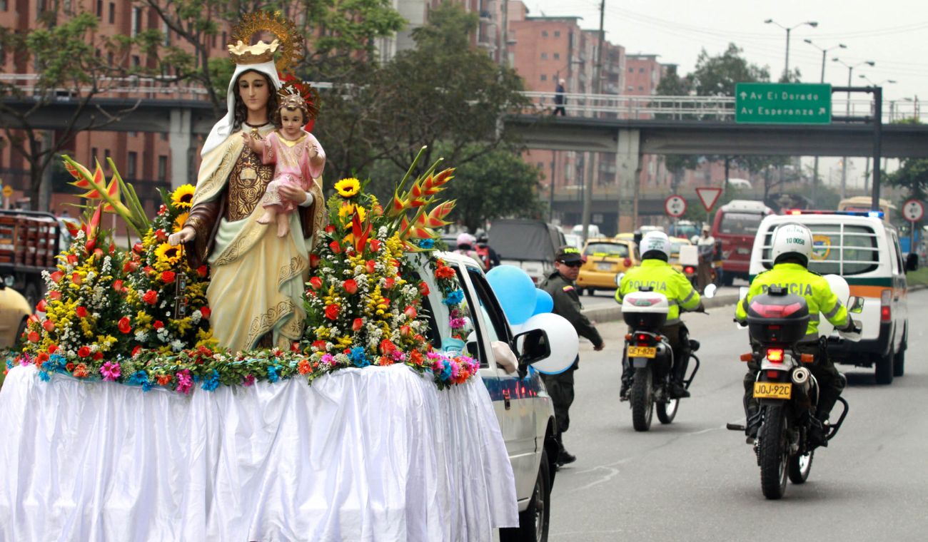 Caravanas en fiestas de la Virgen del Carmen