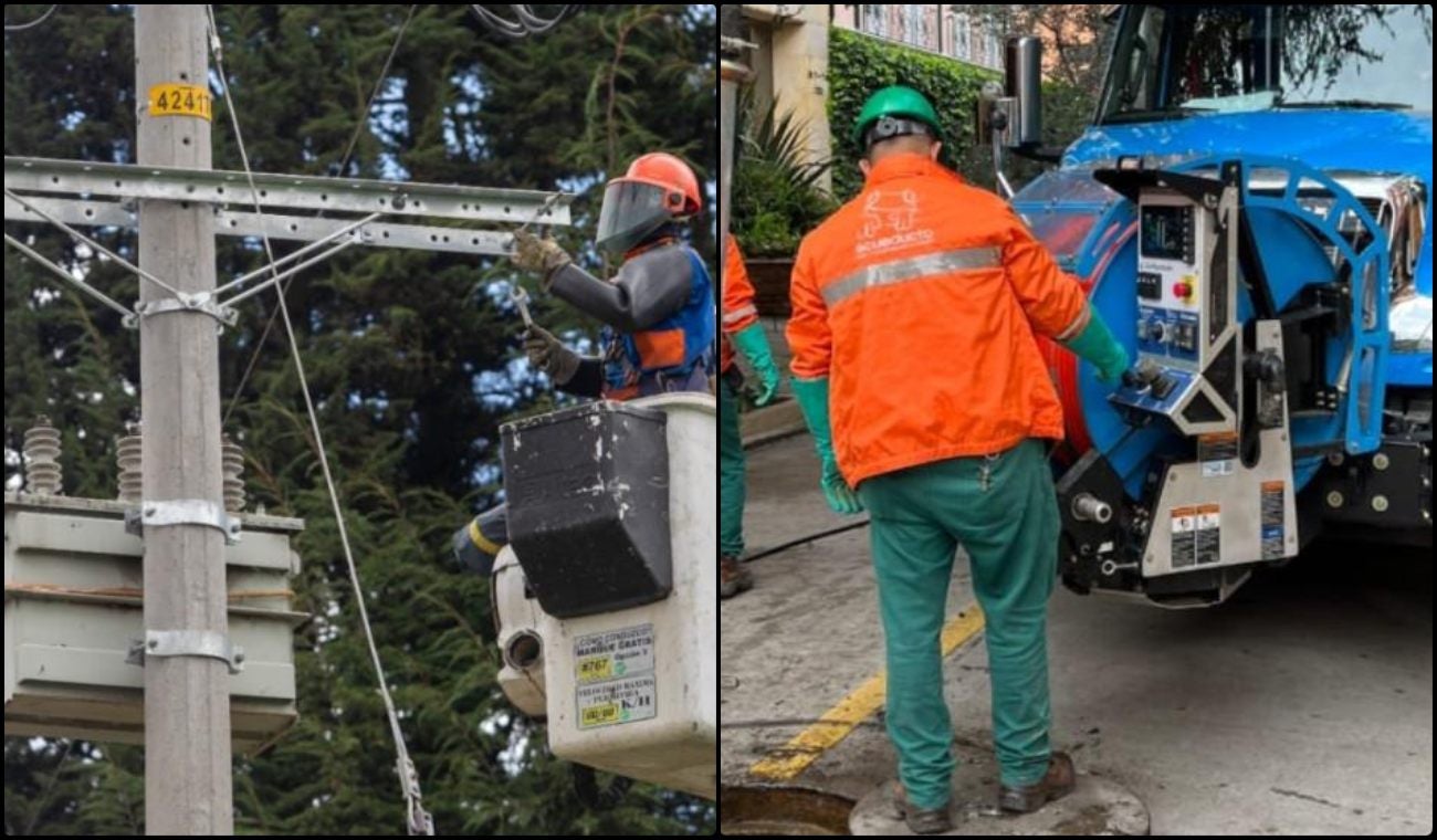 Cortes de luz y agua en Bogotá, 17 de julio de 2025