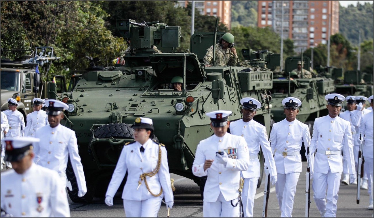 Los preparativos para el desfile del 20 de Julio en Bogotá