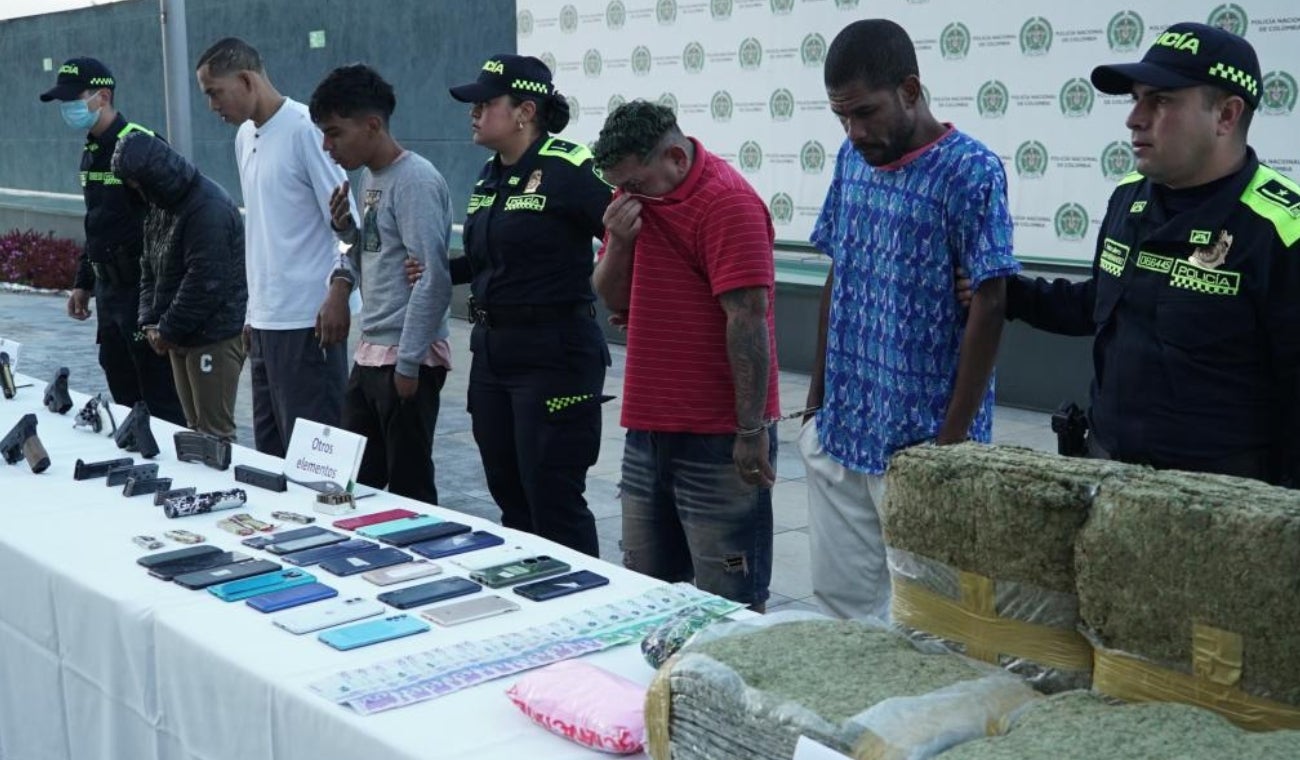 Desmantelan tres bandas criminales en Bogotá