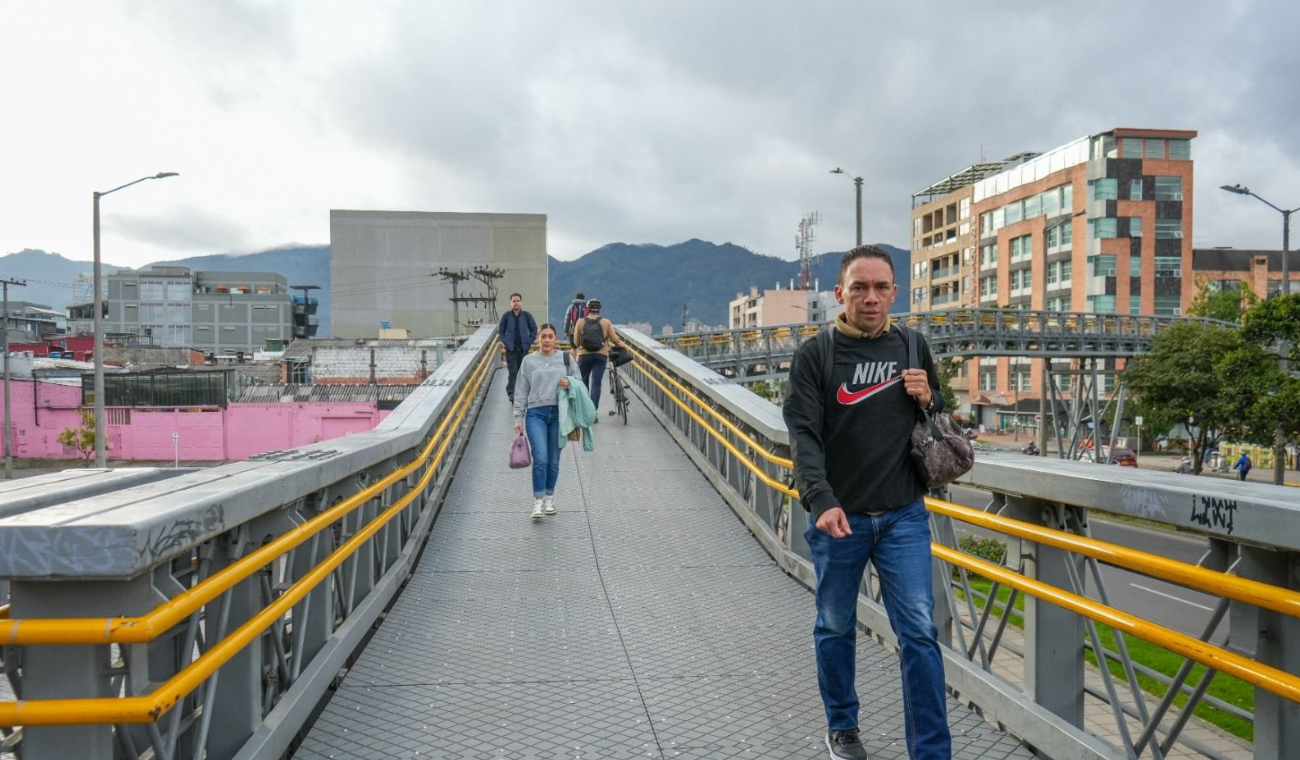 Puentes peatonales en Bogotá