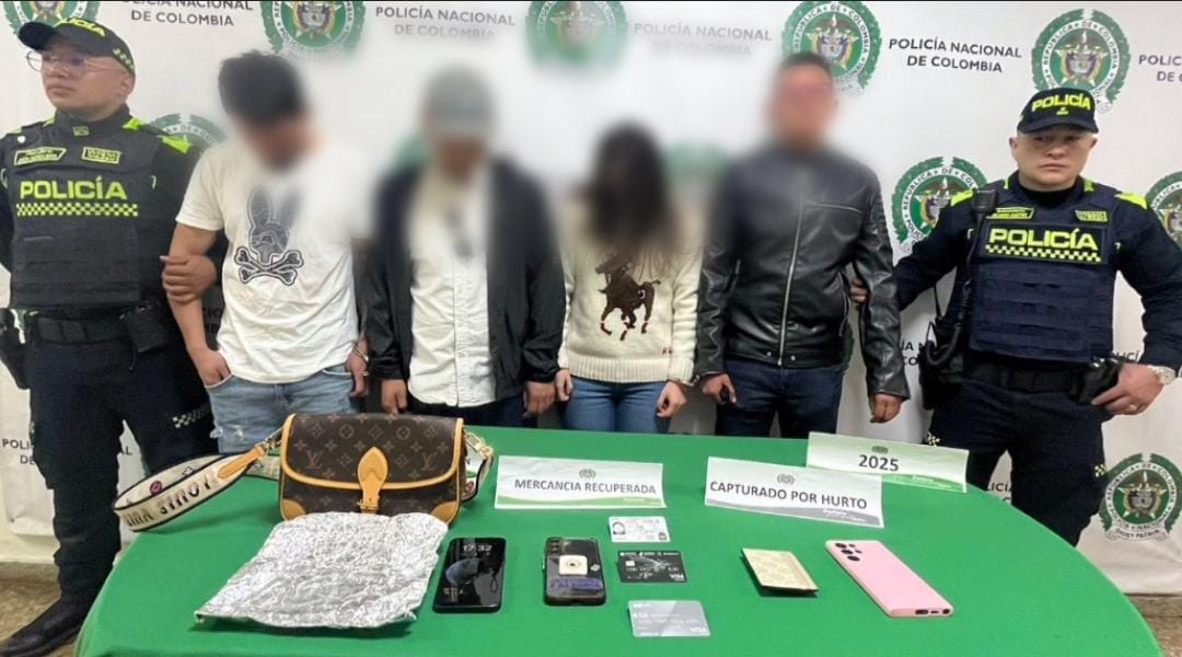 Cuatro personas señaladas de hurto cayeron en Fontibón: robaban a extranjeros