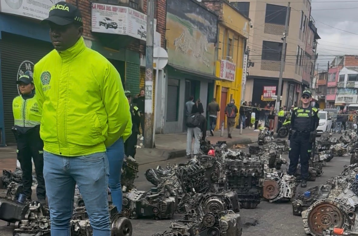 Motores identificados en el 7 de Agosto