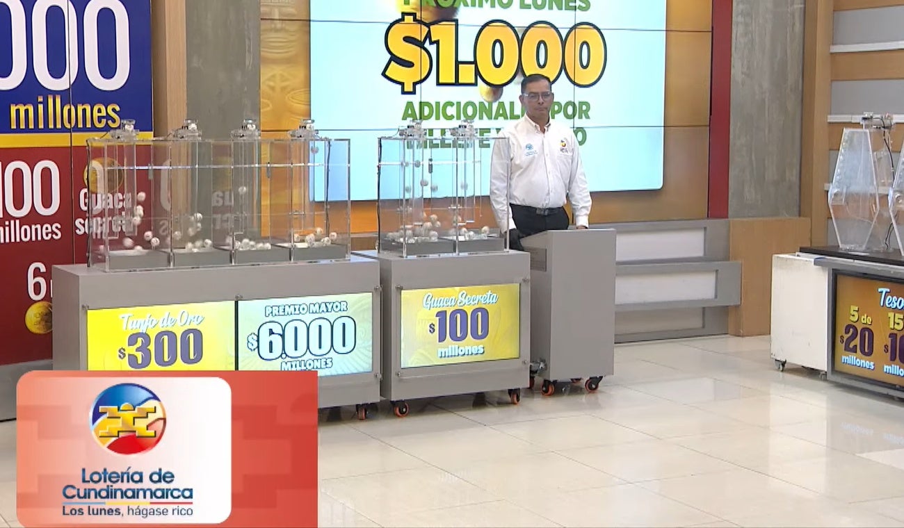 Lotería de Cundinamarca, 14 de julio de 2025