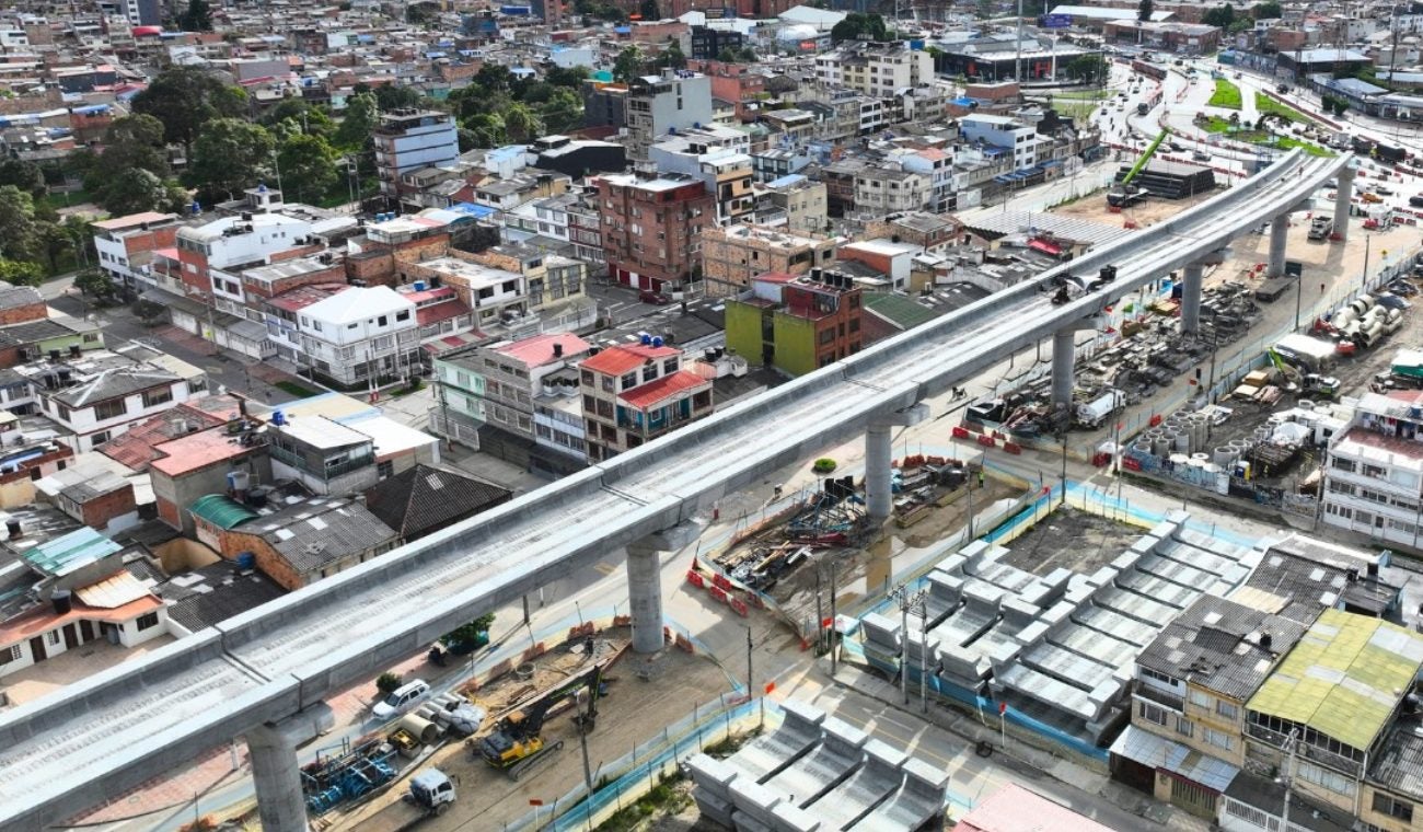 Avance de la primera línea del metro de Bogotá