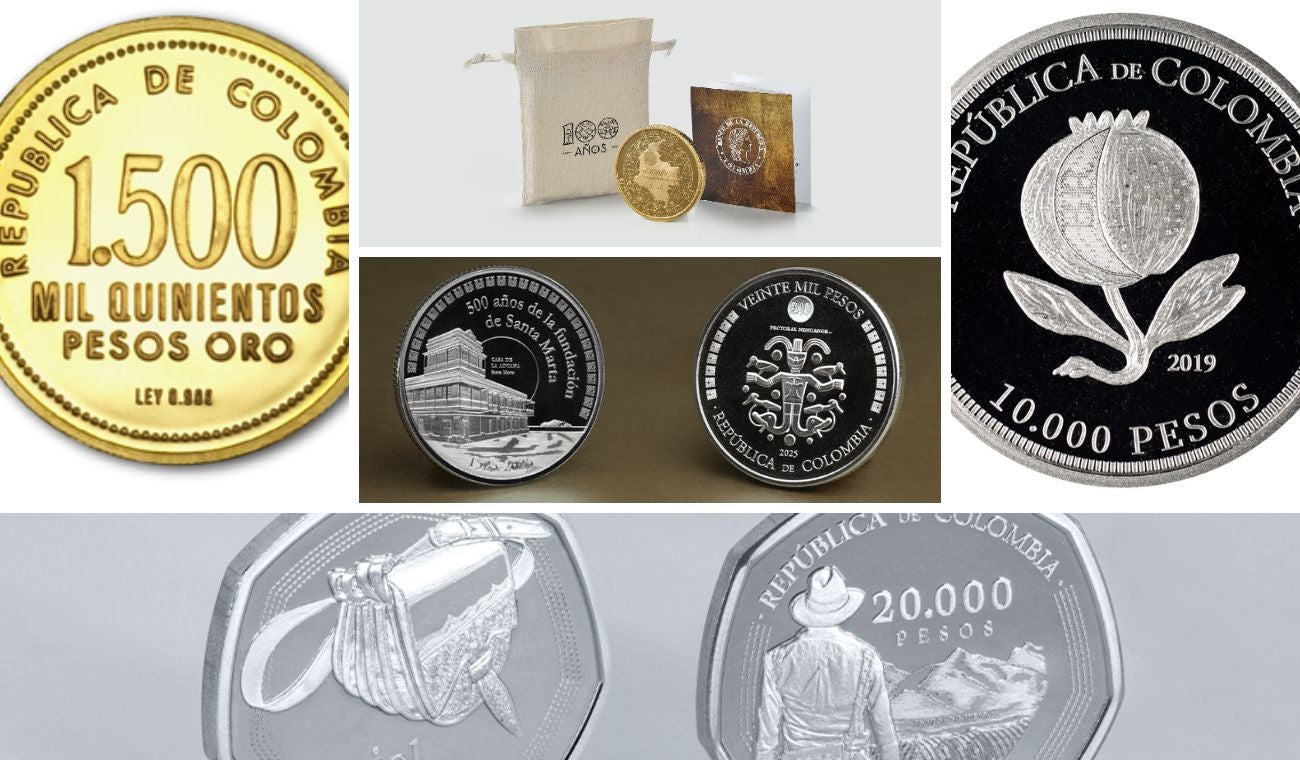 Monedas conmemorativas del Banrep: estas joyas valen más de lo que cree