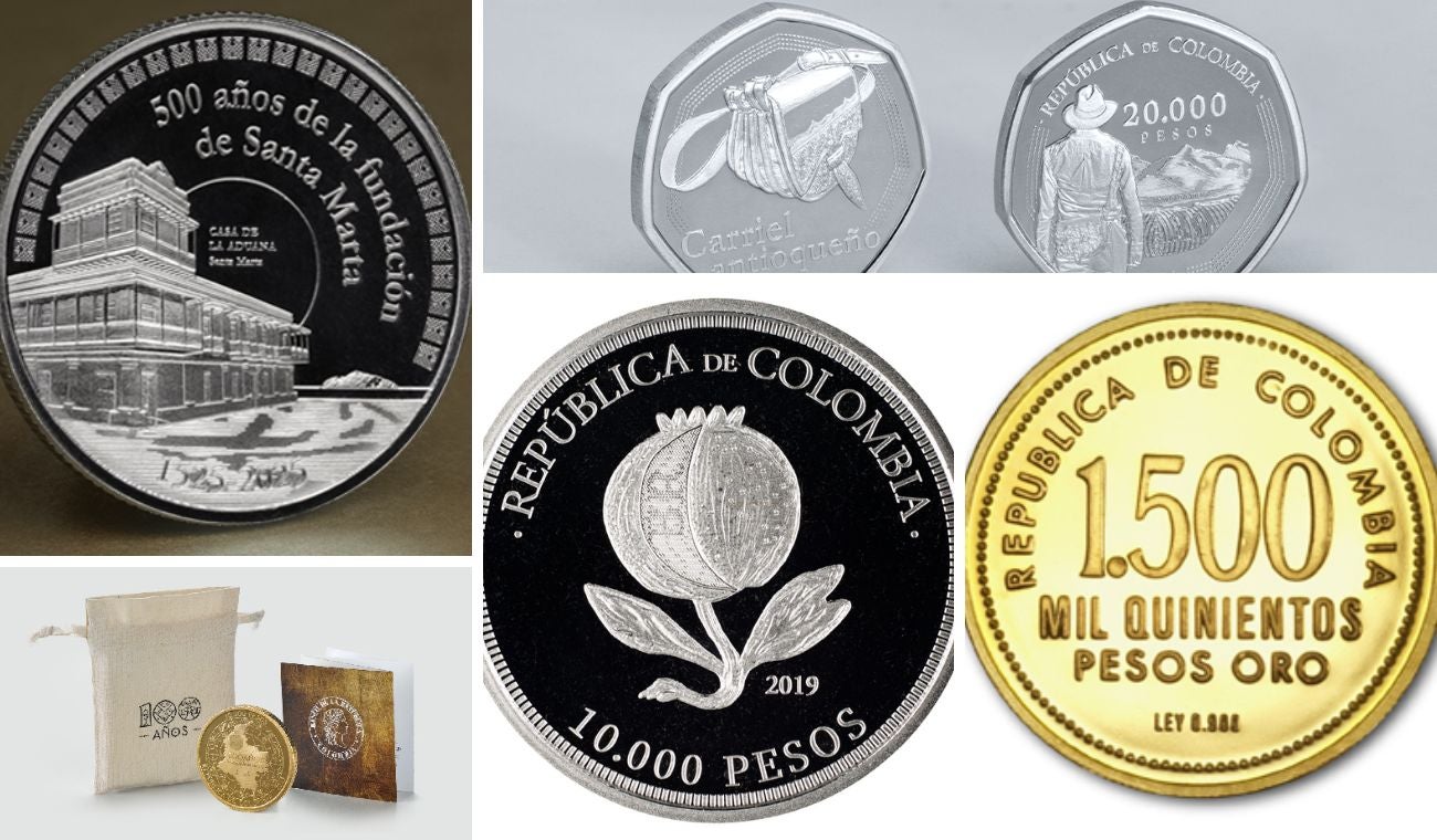 Monedas conmemorativas del Banrep: estas joyas valen más de lo que cree