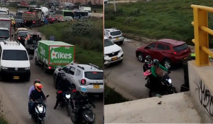 Cruzar de Soacha a Ciudad Verde es un lío: puente quedó en veremos
