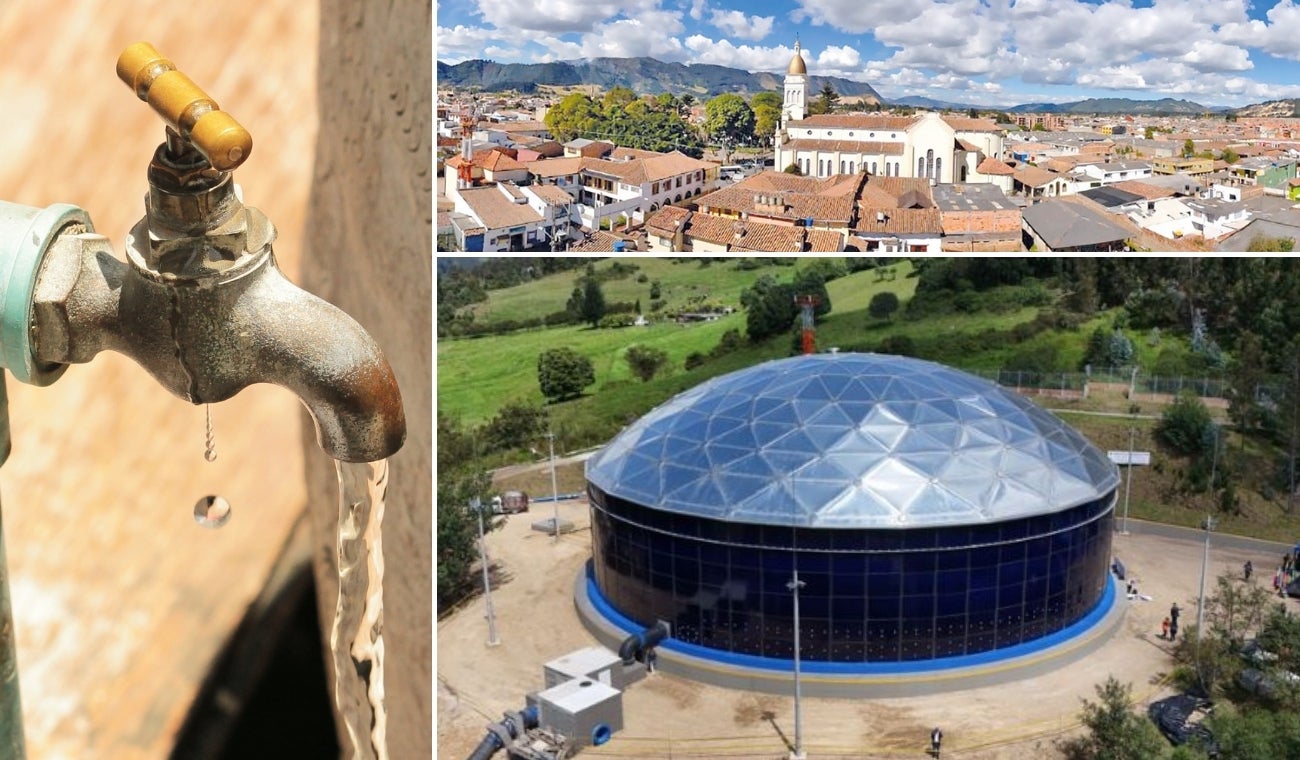 Nuevo tanque de agua en Cajicá