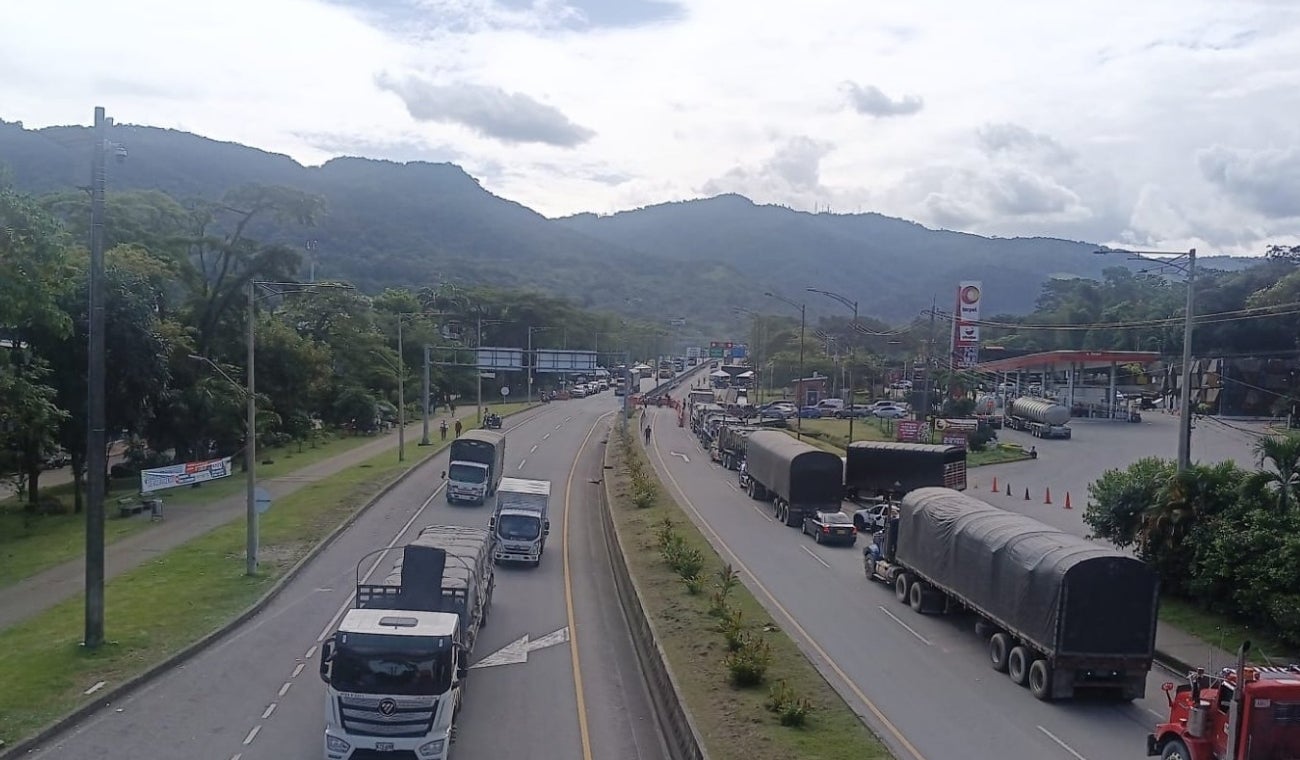 Paro arrocero en la vía al Llano