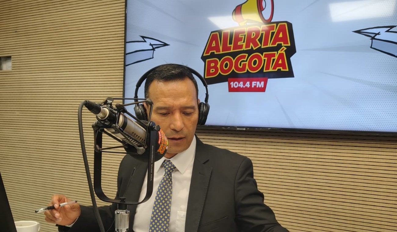 Pedro Sánchez, ministro de Defensa, habló en Alerta Bogotá.