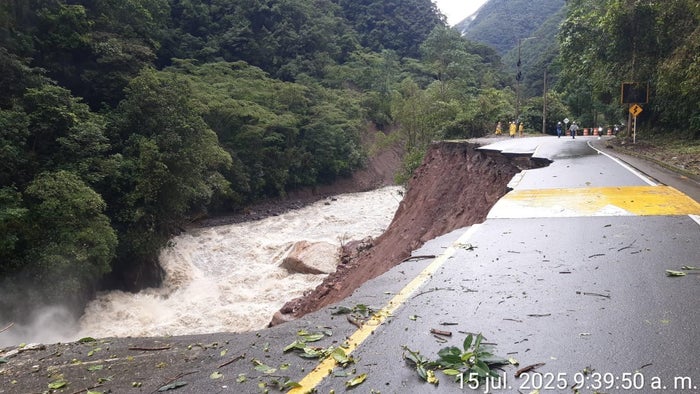 Perdida de Banca en la Transversal del Sisga