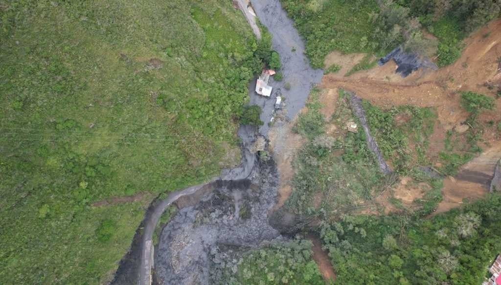 Rey da reporte de Quetame tras deslizamientos de las últimas horas