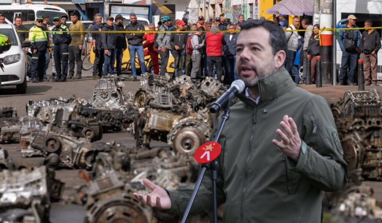 Robo de autopartes en Bogotá