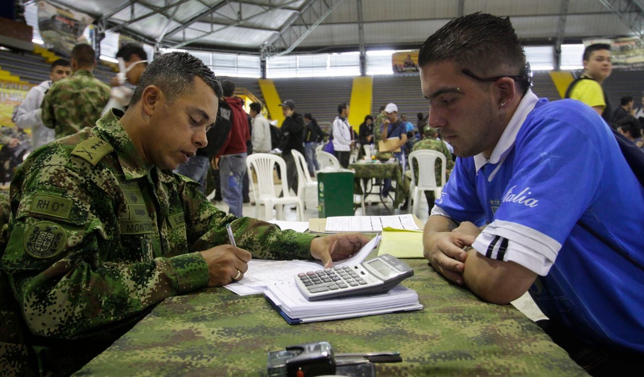 Servicio militar en Colombia