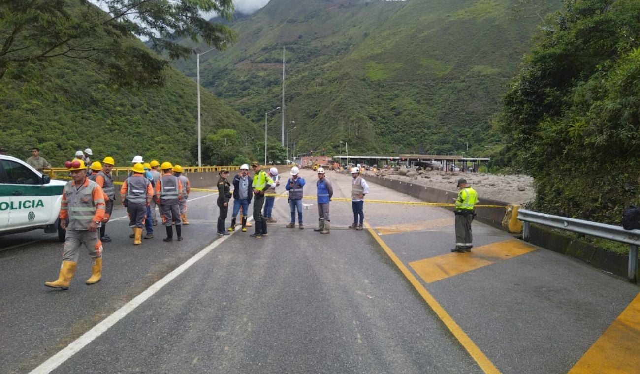 Vía al Llano en Quetame