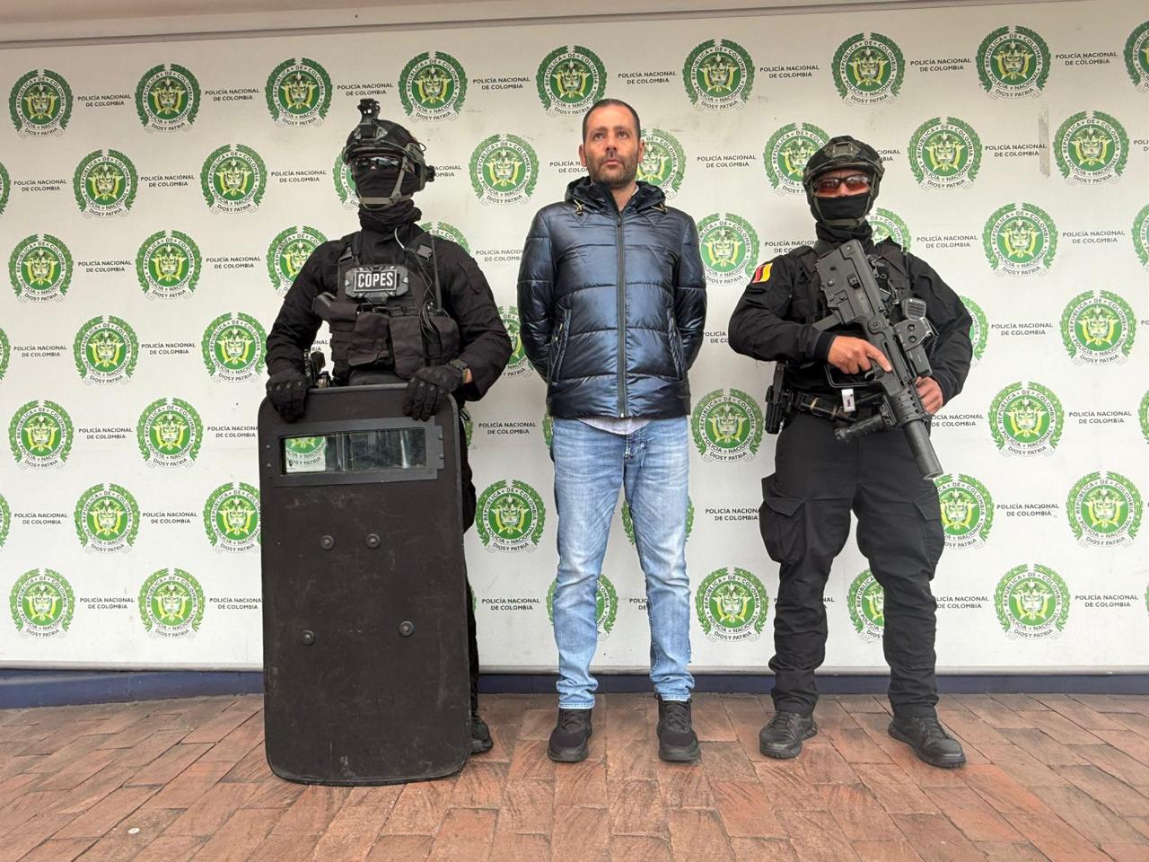 El detenido estaba en Colombia desde el 2023