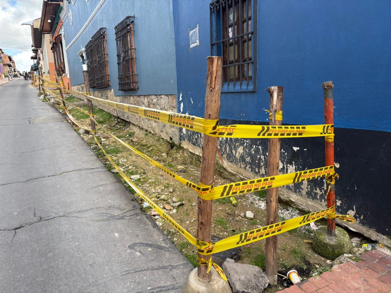 Andenes totalmente destruidos