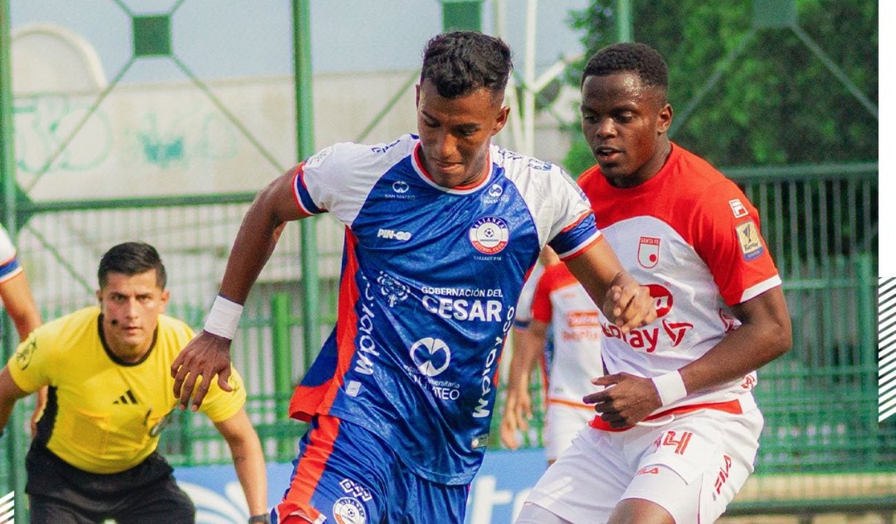 Alianza Valledupar FC le empató a Santa Fe