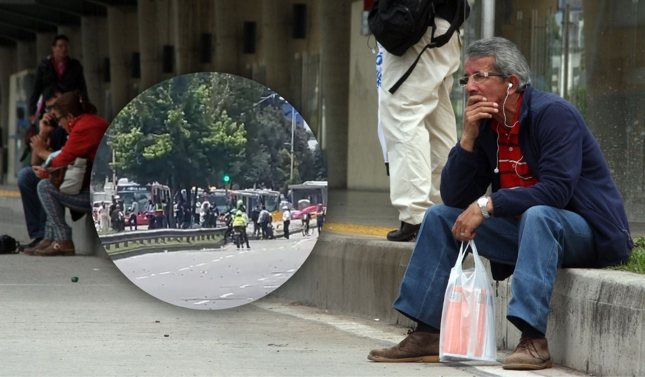 Bloqueos en la troncal Suba