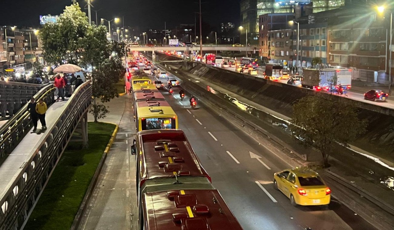 Caos en TransMilenio por la NQS