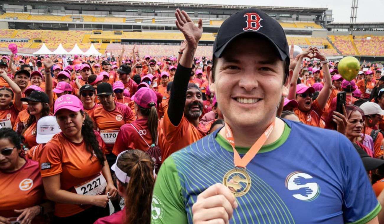 Miguel Uribe Turbay participó en la Carrera de la Solidaridad 2024