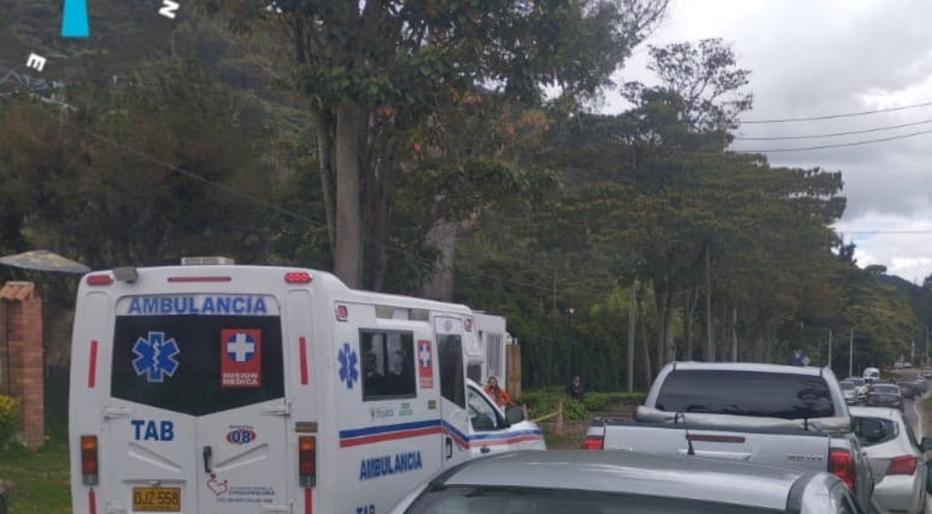 Accidentes y alto flujo de carros tienen colapsadas las salidas de Bogotá al norte