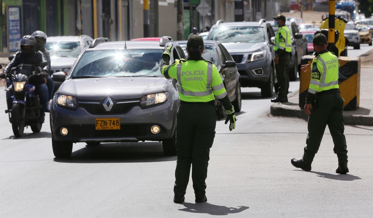 Cierres viales en Bogotá