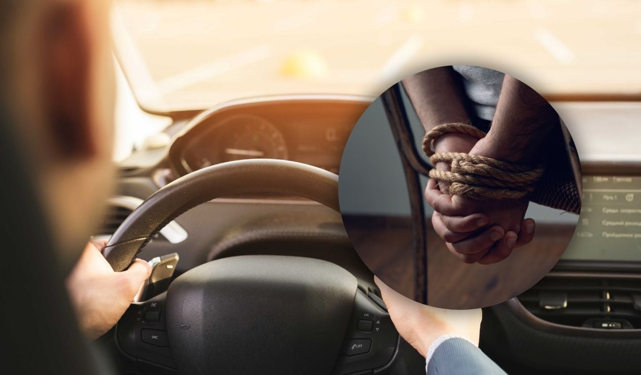 Conductor de plataforma secuestrado