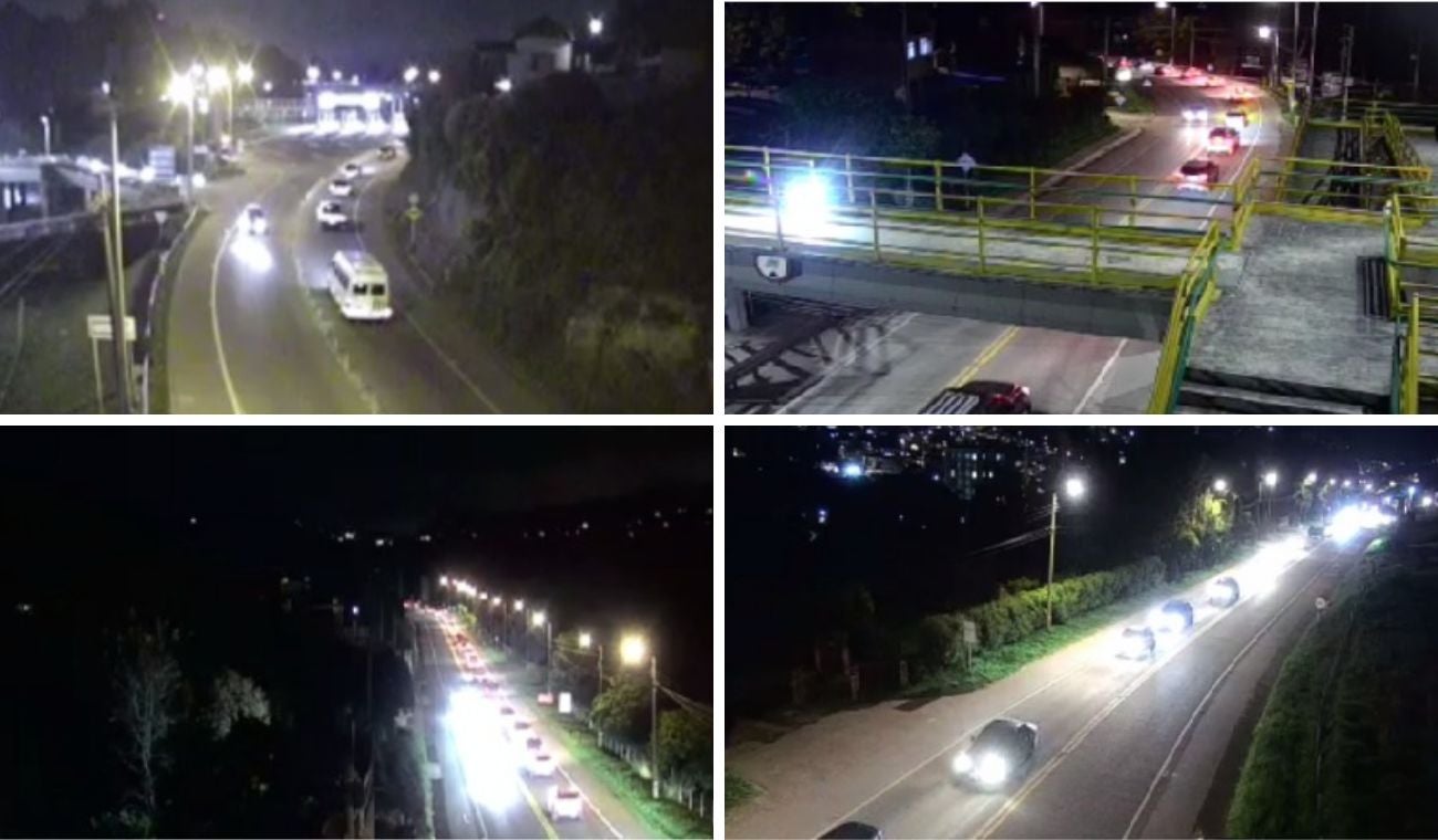 Monumentales trancones en la Vía La Calera - Bogotá: evite la zona