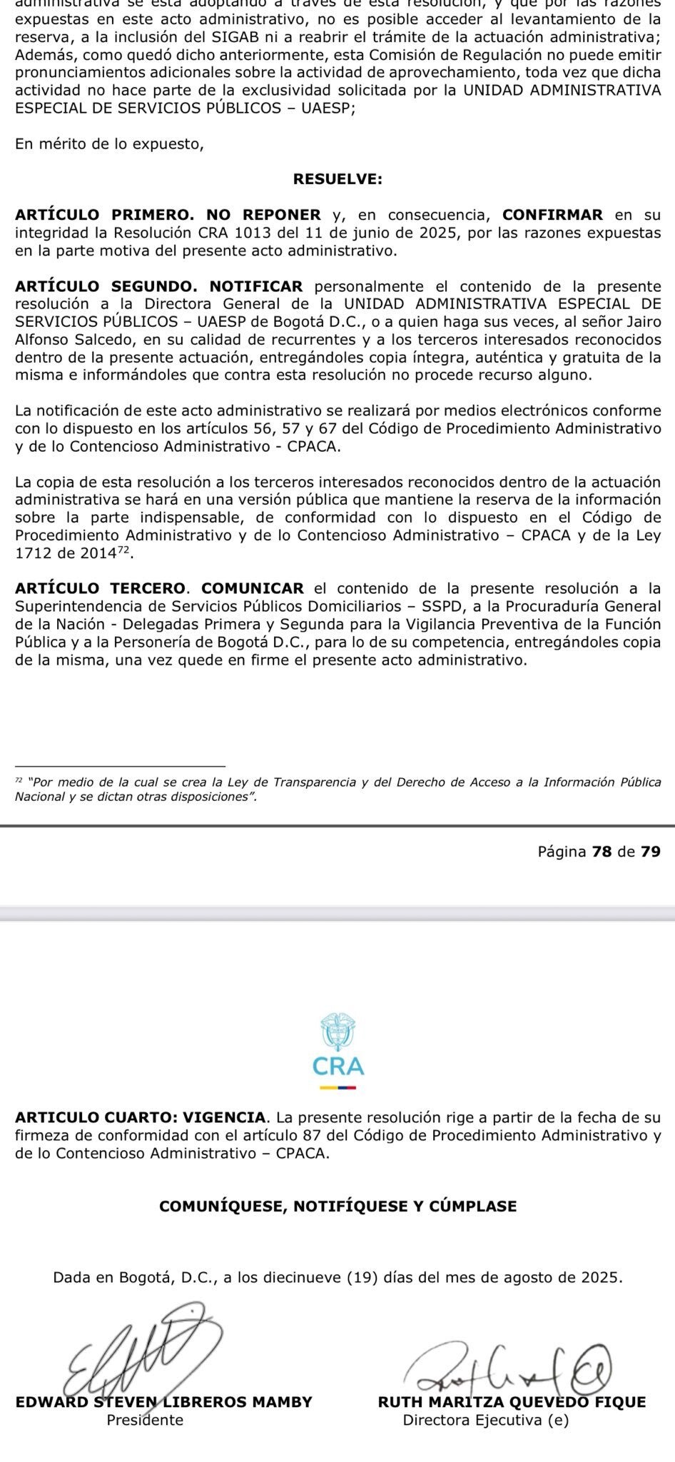 CRA negó el plan de basuras y Bogotá sigue sin rumbo a pocos meses de vencer contratos